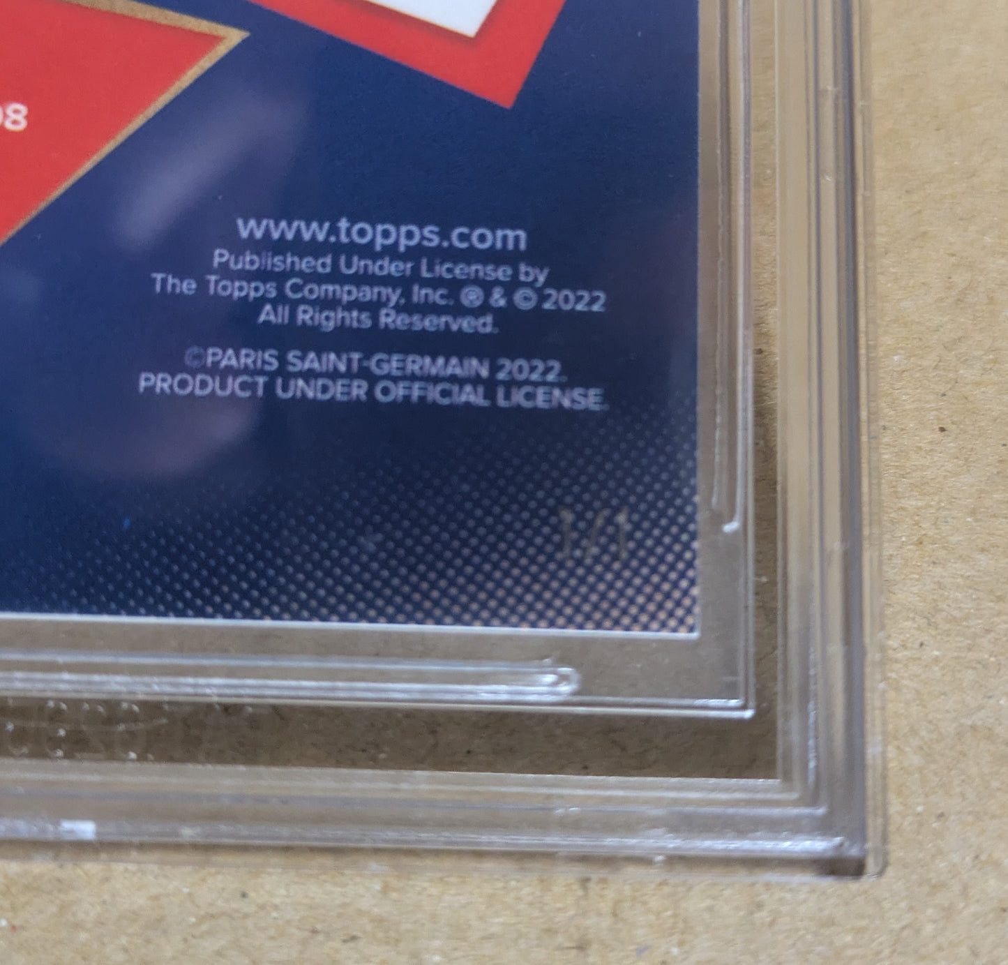 KYLIAN MBAPPE 1/1 GOLD FOIL BGS Authentic 2022 Topps Paris Saint Germain Card