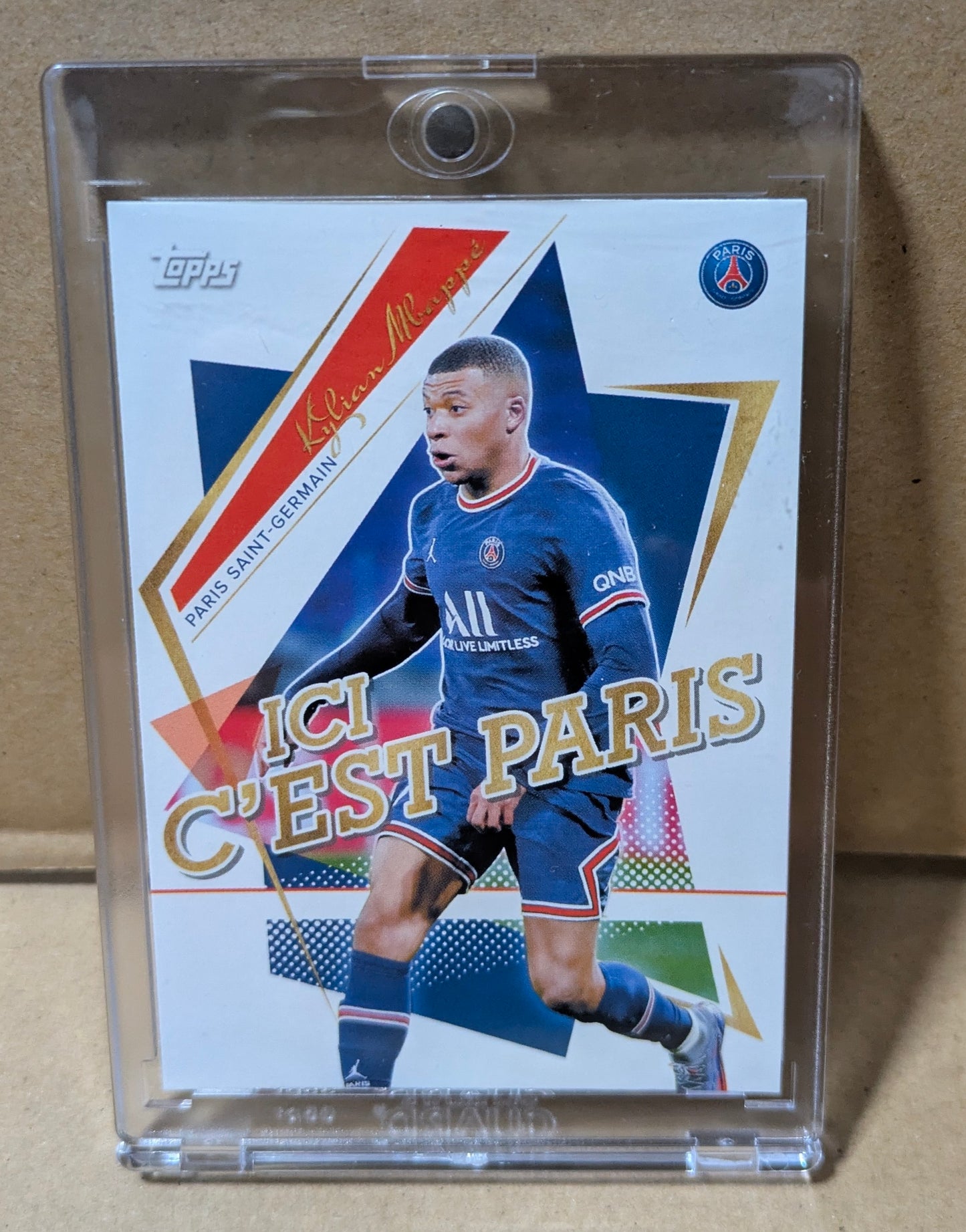 KYLIAN MBAPPE Soccer Football Topps ICI C'EST PARIS Saint Germain UEFA #43